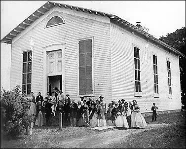 fifty-percent Pennsylvania Progressive Friends & their Meeting House, Kennett Square PA