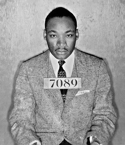 Martin Luther King under arrest